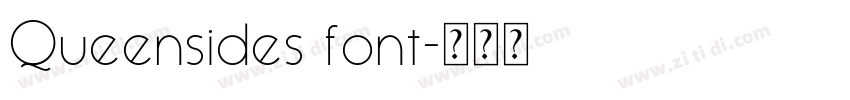 Queensides font字体转换